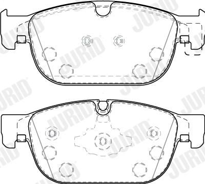 Brake Pad Set, disc brake (573859J)