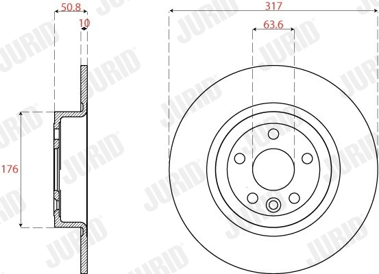 Brake Disc (563264JC-1)