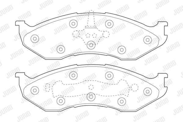 Brake Pad Set, disc brake (573713J)