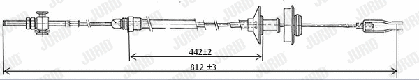 Cable Pull, clutch control (421040J)
