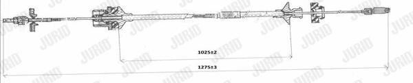Cable Pull, clutch control (421144J)