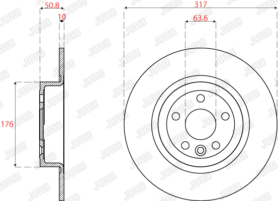 Brake Disc (563264JC)