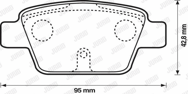 Brake Pad Set, disc brake (573105JC)