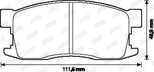 Brake Pad Set, disc brake (572228J)