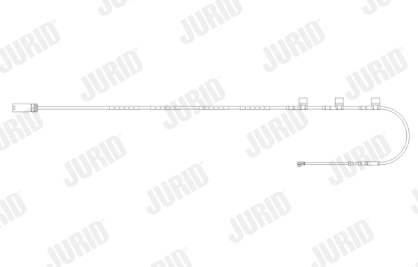 Warning Contact, brake pad wear (FWI377)