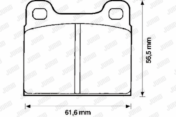 Brake Pad Set, disc brake (571213J)