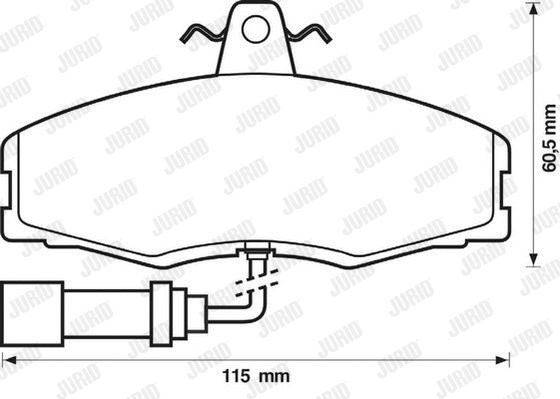 Brake Pad Set, disc brake (571308J)