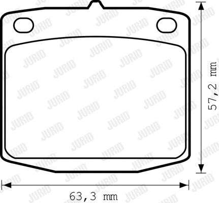 Brake Pad Set, disc brake (572108J)