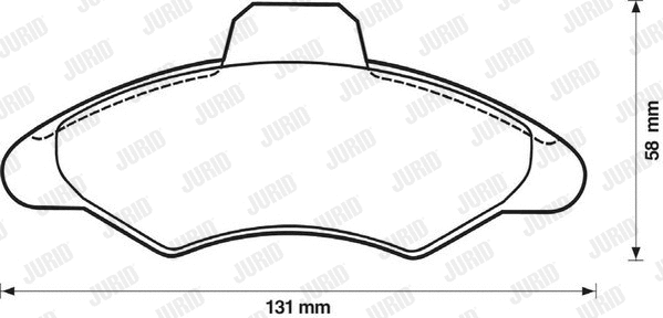 Brake Pad Set, disc brake (571725J)