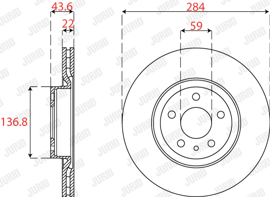 Brake Disc (563273JC)