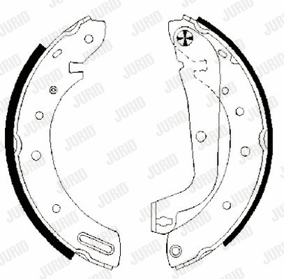 Brake Shoe Set (362448J)