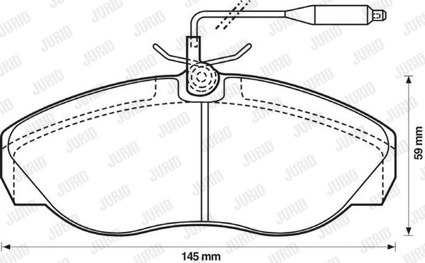 Brake Pad Set, disc brake (571839J)