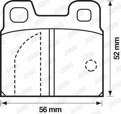 Brake Pad Set, disc brake (571804J)