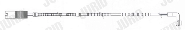 Warning Contact, brake pad wear (FWI331)