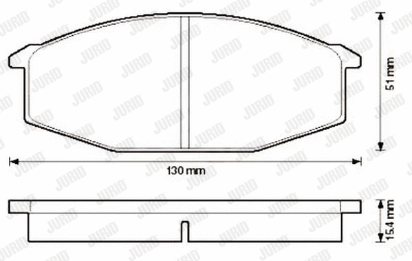Brake Pad Set, disc brake (572316J)
