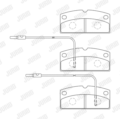 Brake Pad Set, disc brake (573750J)