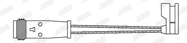 Warning Contact, brake pad wear (581515)