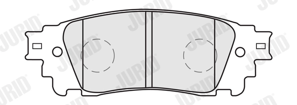 Brake Pad Set, disc brake (574001J)
