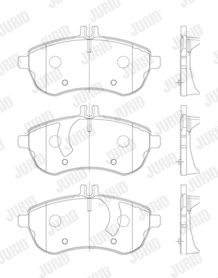 Brake Pad Set, disc brake (573257J)