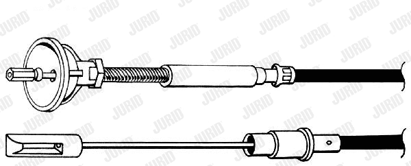 Cable Pull, clutch control (421117J)