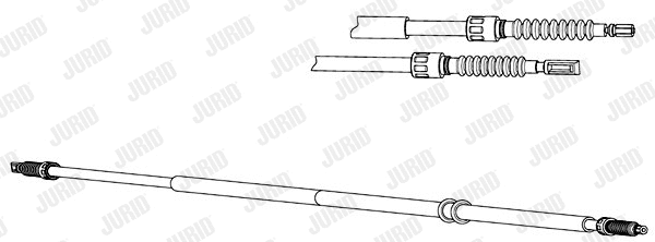 Cable Pull, parking brake (432634J)