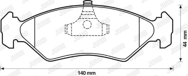 Brake Pad Set, disc brake (571913J)