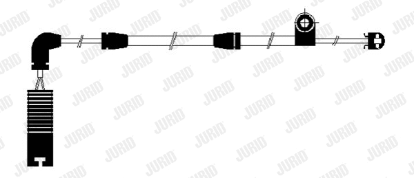 Warning Contact, brake pad wear (581400)