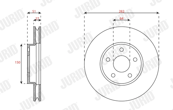 Brake Disc (563663JC)