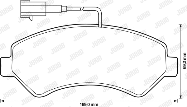 Brake Pad Set, disc brake (573261J)