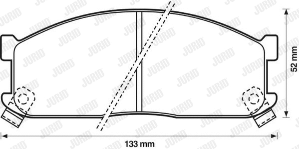 Brake Pad Set, disc brake (572332J)