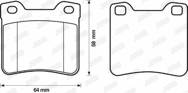 Brake Pad Set, disc brake (571899D)