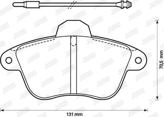 Brake Pad Set, disc brake (571741J)