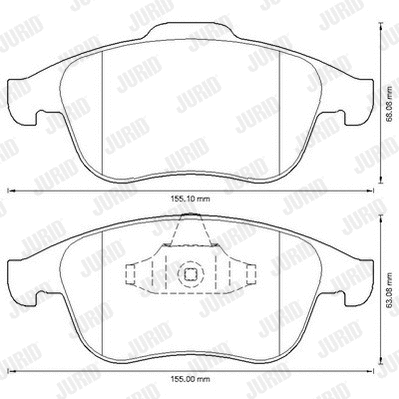 Brake Pad Set, disc brake (573316J)