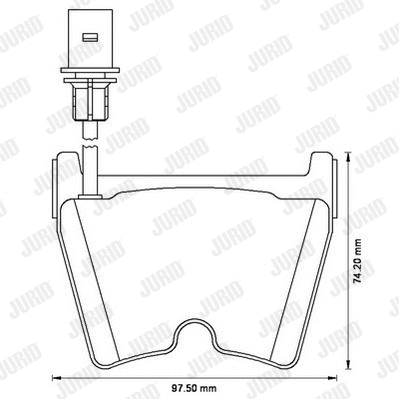 Brake Pad Set, disc brake (573195JC)