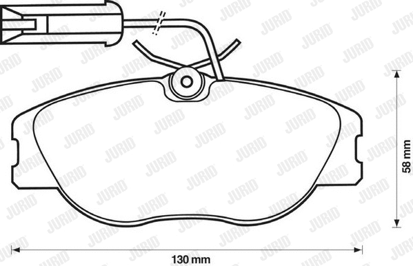 Brake Pad Set, disc brake (571472J)