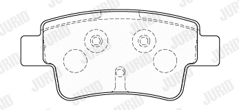 Brake Pad Set, disc brake (573780J)