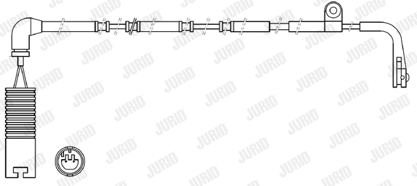 Warning Contact, brake pad wear (581440)