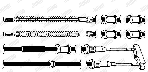 Cable Pull, parking brake (432982J)