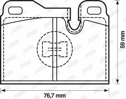 Brake Pad Set, disc brake (571354J)