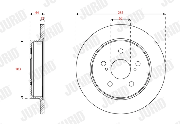 Brake Disc (563628JC)
