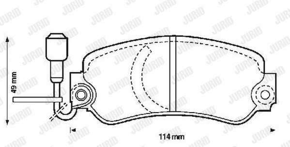 Brake Pad Set, disc brake (571286J)