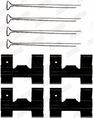Accessory Kit, disc brake pad (792045J)