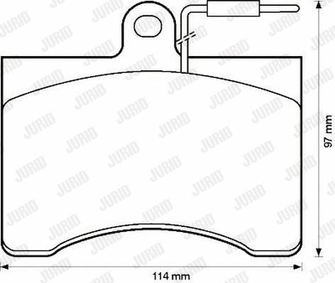 Brake Pad Set, disc brake (571895J)