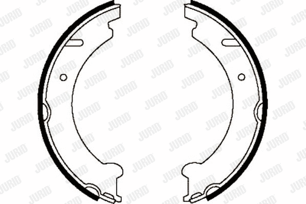 Brake Shoe Set, parking brake