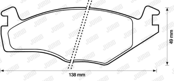 Brake Pad Set, disc brake (571317D)