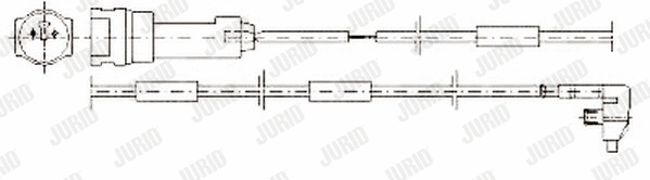 Warning Contact, brake pad wear (581307)