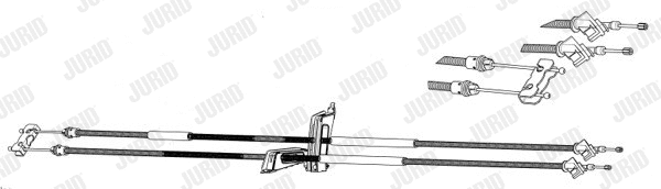 Cable Pull, parking brake (432979J)