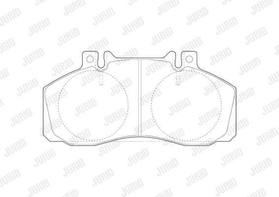 Brake Pad Set, disc brake (2983505440)