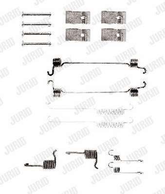 Accessory Kit, brake shoes