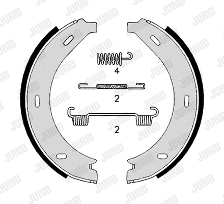 Brake Shoe Set (362652J)